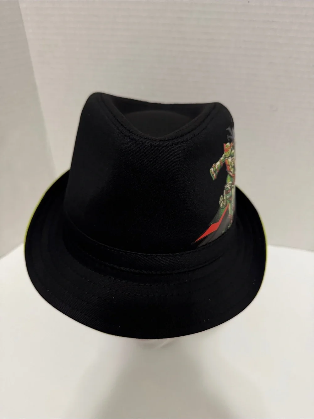 Nickelodeon Black Hat with Neon Green Trim and Orange Logo